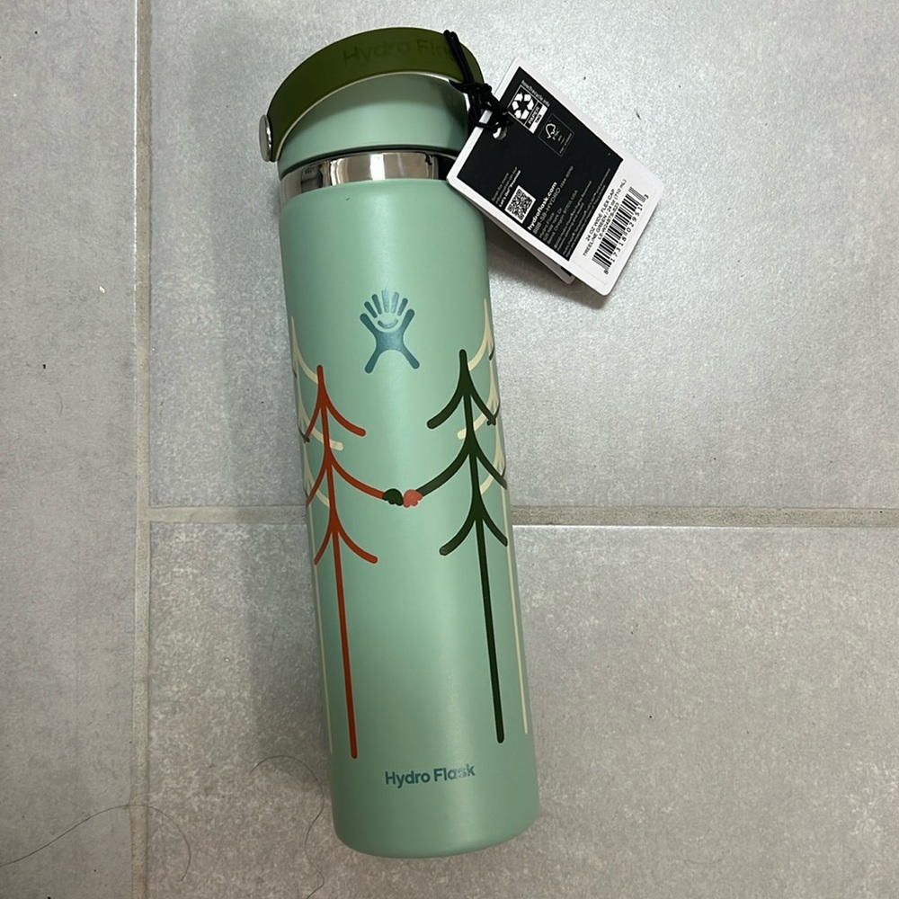 Hydro flask (parks for all) 24 oz wide mouth bottle w-flex cup-NNU
